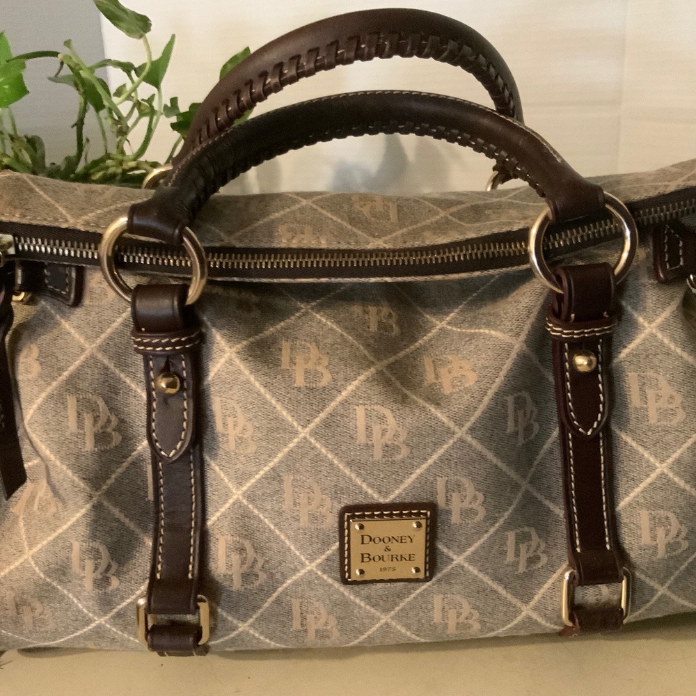 Dooney & a Bourke Quilted Fabric Satchel